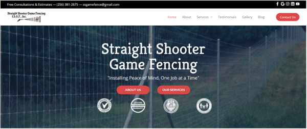 Straight Shooter Game Fencing